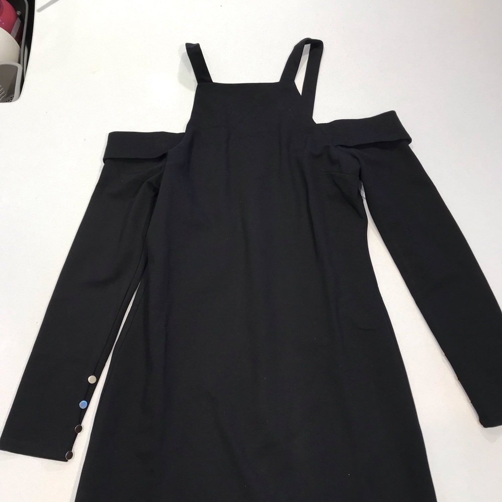 Black Line and Dot dress - NWT